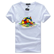 Load image into Gallery viewer, rubik Cube t shirt white