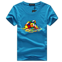 Load image into Gallery viewer, rubik Cube t shirt white