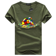 Load image into Gallery viewer, rubik Cube t shirt white