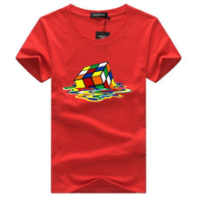 Load image into Gallery viewer, rubik Cube t shirt white