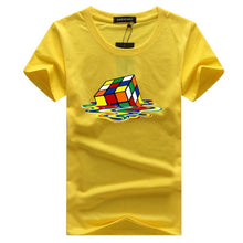 Load image into Gallery viewer, rubik Cube t shirt white