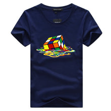 Load image into Gallery viewer, rubik Cube t shirt white