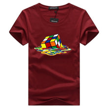 Load image into Gallery viewer, rubik Cube t shirt white