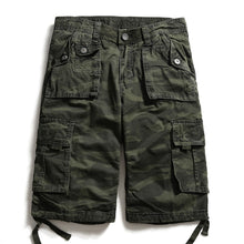 Load image into Gallery viewer, Military Camo Cargo Shorts
