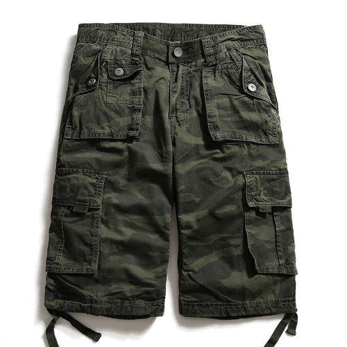 Military Camo Cargo Shorts