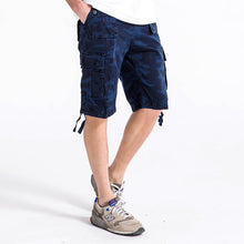 Load image into Gallery viewer, Military Camo Cargo Shorts
