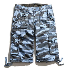 Load image into Gallery viewer, Military Camo Cargo Shorts