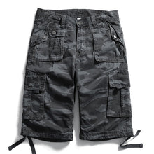 Load image into Gallery viewer, Military Camo Cargo Shorts