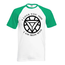 Load image into Gallery viewer, I Love You 3000 Raglan T-Shirt Men