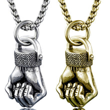 Load image into Gallery viewer, Fist Gloves Pendant Stainless