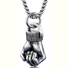 Load image into Gallery viewer, Fist Gloves Pendant Stainless