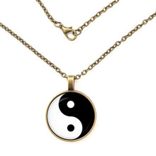 Load image into Gallery viewer, Yin Yang Tattoo Pendant necklace